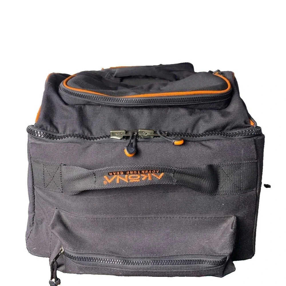 AKONA Adventure Gear Travel Scuba Dive Roller Bag BLACK  XL